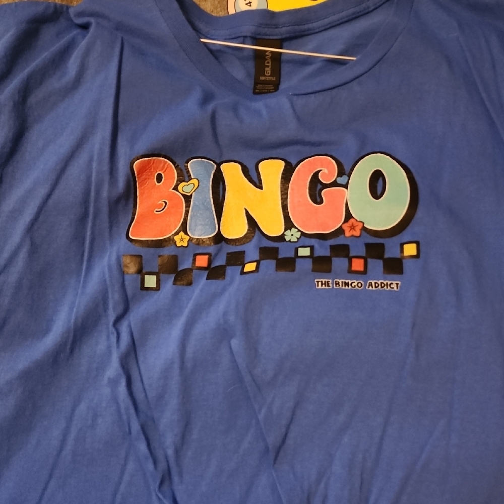 Blue Bingo Addict Kids T-Shirt *BINGO** 😀